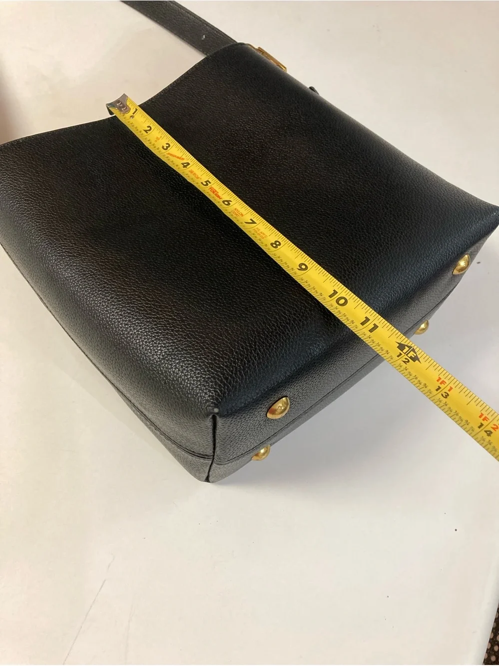 Black Low Key Bucket Tote